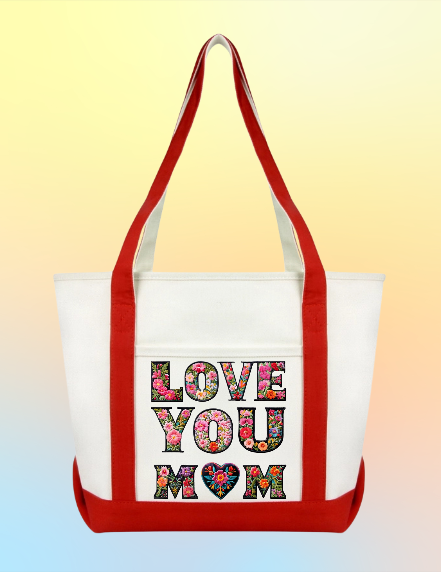 I LOVE YOU MOM TOTE BAG